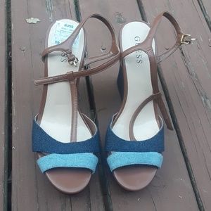 Gorgeous Wedge Jeans Sandals
